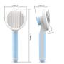 ibestbuy Self Cleaning Slicker Brush for Dogs and Cats,Shedding and Grooming Short & Long Haired Pets,Removing Loose Undercoat,Mats,Knots and Tangled Hair,Massage Pet Skin