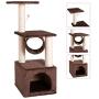 Waful 36'' Solid Cute Sisal Rope Plush Cat Climb Tree Cat Tower