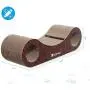 isYoung Large Cat Scratcher Lounge, 30.5 x 11 x 8.5 inchs Unique Cat Scratcher Cardboard Scratch Pad with Built-in Toy Bell isYoung Large Cat Scratcher Lounge, 30.5 x 11 x 8.5 inchs Unique Cat Scratcher Cardboard Scratch Pad with Built-in Toy Bell