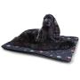 Spa Pet Mat Sand Orchid and Massage Stones in Zen Garden Sunny Day Meditation Pet Mat Waterproof Blue Fern Green Fuchsia