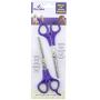 Hertzko Thinning Scissors Set Includes a 15 Teeth + 38 Teeth thinning Shears for thinning Out pet’s Fur and Blending Shorter and Longer Hair - Great Grooming Scissors for Dogs, Cats, and Rabbits