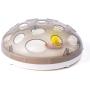 elegantstunning Electric Cat Catching Mouse Magnetic Suspension Technique Turntable Puzzle Toy for Pet White