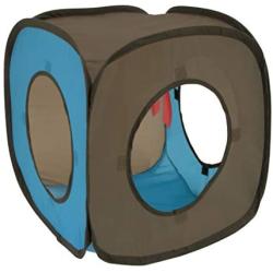 Kitty City Pop-up Cat Cube, Cat Tunnel, Cat Bed, Tunnel, Cat Toys, for Cat and Kitty, Rolling Cat Cube