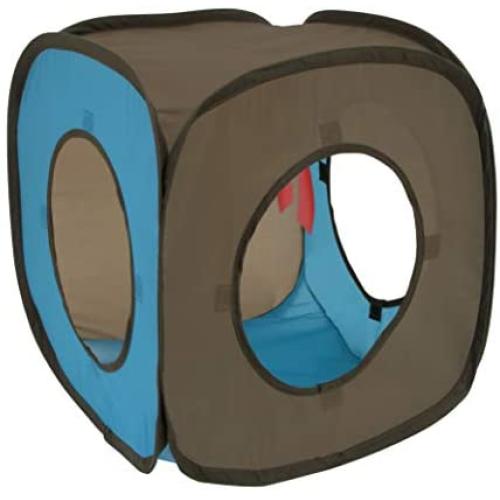 Kitty City Pop-up Cat Cube, Cat Tunnel, Cat Bed, Tunnel, Cat Toys, for Cat and Kitty, Rolling Cat Cube