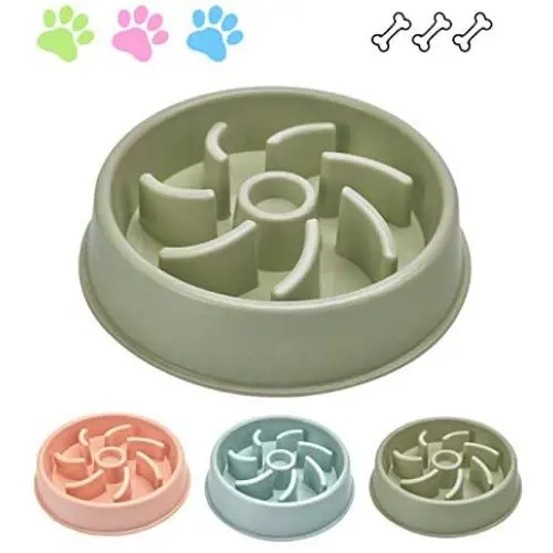 Smileus Elevated Bowl, Raised Cat Feeding Bowl; Dog Slow Eating Bowl Feeder, Preventing Choking and Stopping Bloat Eco-Friendly Pet Food Bowl with Non-Slip Rubber Base Smileus Elevated Bowl, Raised Cat Feeding Bowl; Dog Slow Eating Bowl Feeder, Preventing Choking and Stopping Bloat Eco-Friendly Pet Food Bowl with Non-Slip Rubber Base