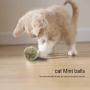 Bitcircuit Cat Mint Ball, Cat Catnip Sticks Mint Ball, Lickable Cat Treats Stick-On Wall Toy with Adhesive Sticker Natural Compressed Catnip Ball Toy for Pet Relieve Stress Soothing Breath