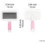 ECO-FUSED Slicker Brush and Nail Clippers for Dogs, Cats and Other Pets - Essential Animal Grooming/Claw Care Tools - Ideal Trimmers to Clip Thick Nails ECO-FUSED Slicker Brush and Nail Clippers for Dogs, Cats and Other Pets - Essential Animal Grooming/Claw Care Tools - Ideal Trimmers to Clip Thick Nails