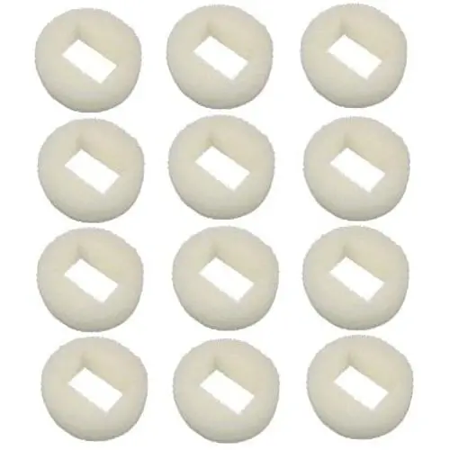 HQRP Pack of 12 Foam Pre-Filter Compatible with Drinkwell 360 Plastic Pet Fountains Water Bowl D360-RE, RF360PRE Replacement