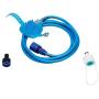 Mind Reader Pet Washing Tool, Scrubber and Sprayer Glove, Flexible Hose Attachment for Cats and Dogs, Indoor or Outdoor Use, Fits All Hand Sizes, Blue