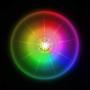 Nite Ize Flashflight LED Dog Discuit - Best Dog Flying Disc For All Hours of Play - With Long-Lasting LED Light, 1-Pack Multi-Colored Disc-O (FFDD-07-R8)