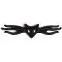 Nightmare Before Christmas Jack Skellington Bolstered Corded Cuddler Dog/Cat Bed with Removable Toy Bat, Machine Washable