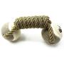 ossenberg Dog Rope Toy for Medium and Large Dogs， Chew Rope Toys with Tennis Balls Teething Cleaning and Training ，Nearly Indestructible Cotton Rope Tennis Dog Toy