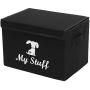 Morezi Dog Storage bin 15''x11''x10'' inch Heavy Duty Dog Toy Basket with lid - Collapsible Water Resistant Dog Toy bin for organizing Dog Toys and Stuff