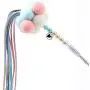 2PCS Cat Rainbow Tunnel Pet Tube Foldable Amusement Kitten Toy Indoor Outdoor 1PC Cat Feather Toy Interactive Stick Cat Toy Pet Toy with Bells and Pompoms (Pink and Blue) 2PCS Cat Rainbow Tunnel Pet Tube Foldable Amusement Kitten Toy Indoor Outdoor 1PC Cat Feather Toy Interactive Stick Cat Toy Pet Toy with Bells and Pompoms (Pink and Blue)