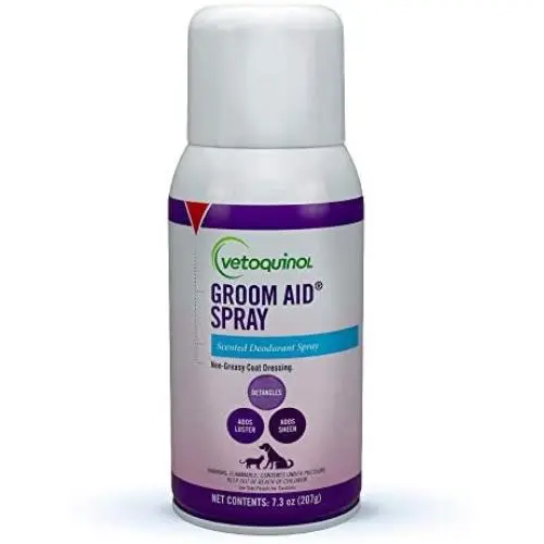 Vetoquinol Groom-Aid Detangler & Deodorizer Spray for Dogs & Cats, 7oz Vetoquinol Groom-Aid Detangler & Deodorizer Spray for Dogs & Cats, 7oz