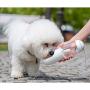 KuraMart Portable Dog Pet Travel Water Bottle Leak-Proof Drinking Cat Cup with 3PCS PP Conton Filter & Pet Dog Poop Bag Dispenser with 3 Rolls Waste Bags for Pets Outdoor Walking Hiking Travel