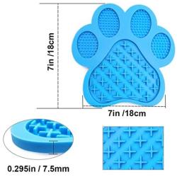 Mycicy Dog Lick Pad, Dog Washing Distraction Device, Slow Eating Dog Mat with Super Suction for Dog Licking Peanut Butter, Pet Bathing, Grooming and Dog Training