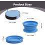 Pet Travel Dog Food Bin Container with Detachable Bowls Portable Pet Bowls for Outdoor Use