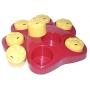 Winnii Multifunction Pet Bowl Feeder 7 Holes Dog Paw Educational Toys Puppy Puzzle Safety Plastic Dog Toy