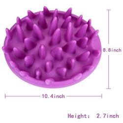 Mogoko Cat Catch Interactive Slow Feeding Bowl, Anti-gulping Pet Bowl Insert Feeder, Bloat Gobble Stopper Dog Puppy Feeding Bowls Diet Dishes