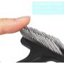 FPVERA Dog Dematting Brush Comb Undercoat Rake for Cats Dogs Short or Long Hair Pet Grooming Tool Double Row of Stainless Steel Pins-Blue