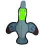 SmartPetLove - Tender-Tuffs - Play Fetch or Tug-of-War - Flying Duck Durable Plush Dog Toy with Squeaker
