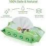 690GRAND Pet Grooming Wipes with Natural Organic and Hypoallergenic for Dogs Cats Puppies Kittens 100ct/Pack