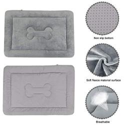 Large Dog Bed Crate Mat Mattress Anti-Slip Washable Soft Mattress Kennel Pads 47 inches