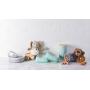 Bone Dry Paw Patch & Stripes Ceramic Pet Bowl & Canister Collection