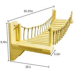 PLAFUETO Wall-Mounted Cat Bridge with 2 Fixed Brackets Cat Perch Cat Mod Cat Condo Kitty Activity Furniture Cat Climber Tree Tower Cat Cloud Shelf Board