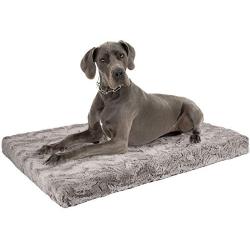 MIXJOY Memory Foam Dog Bed for Small Medium Large Extra Large Dogs, Soft Calming Pet Bed, Orthopedic Joint Relief, Outdoor & Crate, Removable Washable Cover, Anti-Slip Dog Cushion