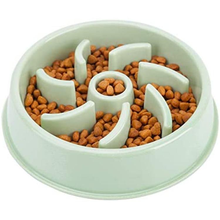 Slow Feeder Dog Bowls Dog Food Bowl Slow Feeder Prevent Choking And  Overeating, Non Slip Dog Slow Eating Bowl For Small And Medium Dogs Puzzle  Pet Fee