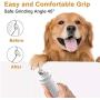 JYMSB Dog Nail Grinder Upgraded，Professional 2-Speed Low Noise and Two LED Lights USB Charging Quiet Dog Nail Trimmer Clippers Powerful Grooming & Smoothing for Small Medium Large Dogs & Cats