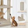 BYUP Large Multi-Layer cat Tree, Double Plush Apartment, cat Climbing Frame, cat Habitat, cat Tower, cat Activity Center