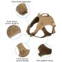 EXCELLENT ELITE SPANKER Tactical Dog Harness Vest with Handle Military Dog Harness Adjustable Training Harness No Pull Dog Harness for Small Medium Large Dogs