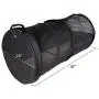 HandinHandCreations Pet Tube Soft Car Crate Large Kennel The Safe Dog and Cat Travel Mobile Home Pet Limo with Seat Belts and Storage Bag 47Lx24H Grey Color HandinHandCreations Pet Tube Soft Car Crate Large Kennel The Safe Dog and Cat Travel Mobile Home Pet Limo with Seat Belts and Storage Bag 47Lx24H Grey Color