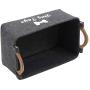 Geyecete Dog Toys Storage Bins - with Wooden Handle, Pet Supplies Storage Basket/Bin Kids Toy Chest Storage Trunk