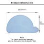 Ptlom Pet Placemat for Dog and Cat, Mat for Prevent Food and Water Overflow, Suitable for Medium and Small Pet, Silicone