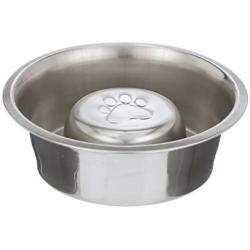 Neater Pet Brands Slow Feed Bowl Stainless Steel - Standard Bowls Fit Elevated Feeders