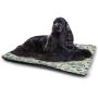 DayDayFun Spires Pad Pet Digital Pop Art Produced Figure Expanding Shady Lines and Nested Shape Design Print Various Styles and Sizes of Pet Mats Red Yellow