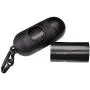 Amazon Basics Unscented Standard Dog Poop Bags with Dispenser and Leash Clip, 13 x 9 Inches, Black - Pack of 900 (60 Rolls)