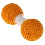 Yhytbhsh 3 PCS Kitten Teaser Playing Chew Scratch Catch Sisal Ball Pet Dumbbell Interactive Training Toys(Orange) FFIIKIF (Color : Orange)