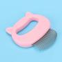 Zerone Pet Cat Dog Massage Shell Comb Grooming Hair Removal Shedding Cleaning Brush