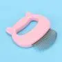 Pet Cat Dog Shell Comb,Grooming Hair Removal Shedding Cleaning Brush for Small Medium Dog Cat
