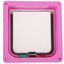 redcolourful Pink Pet Flap Dog Cat Door Pet Care Supplies Pet Toy S