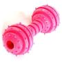 Pet Toys Great Pet TPR Bite-Resistant Toys Safe Non-Toxic Dumbbells Molar Toys(Yellow) (Color : Red)