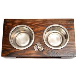 Dogo Argentino, a Dogs Bowl with a Relief from ArtDog