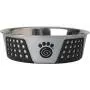 PetRageous 13099 Fiji Stainless-Steel Non-Slip Dishwasher Safe Dog Bowl 6.5-Cup Capacity 8.5-inch Diameter 2.75-inch Tall for Large and Extra Large Dogs, Light Gray/Black PetRageous 13099 Fiji Stainless-Steel Non-Slip Dishwasher Safe Dog Bowl 6.5-Cup Capacity 8.5-inch Diameter 2.75-inch Tall for Large and Extra Large Dogs, Light Gray/Black