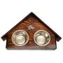 Irish Wolfhound, a Dogs Bowl with a Relief from ArtDog
