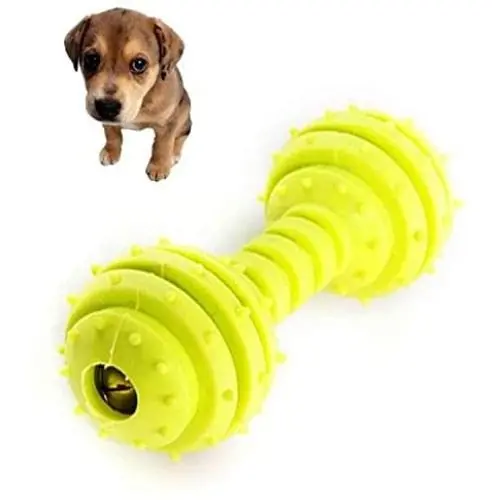 Chenyouwen Pet Toys Great Pet TPR Bite-Resistant Toys Safe Non-Toxic Dumbbells Molar Toys(Yellow) (Color : Yellow) Chenyouwen Pet Toys Great Pet TPR Bite-Resistant Toys Safe Non-Toxic Dumbbells Molar Toys(Yellow) (Color : Yellow)